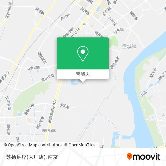 苏扬足疗(大厂店)地图