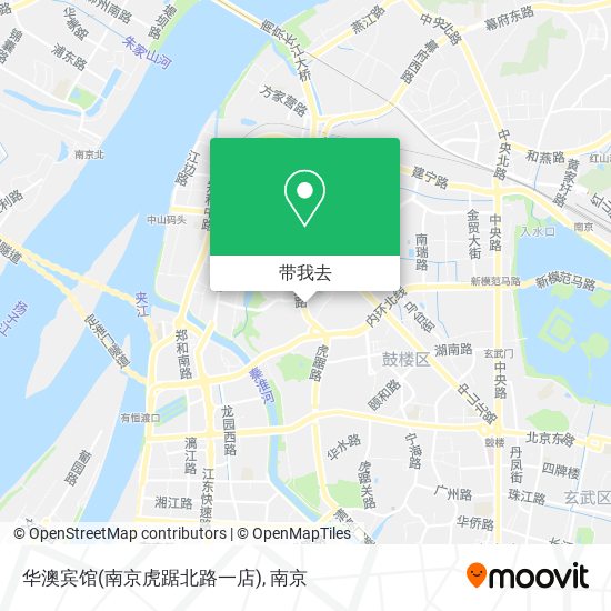 华澳宾馆(南京虎踞北路一店)地图