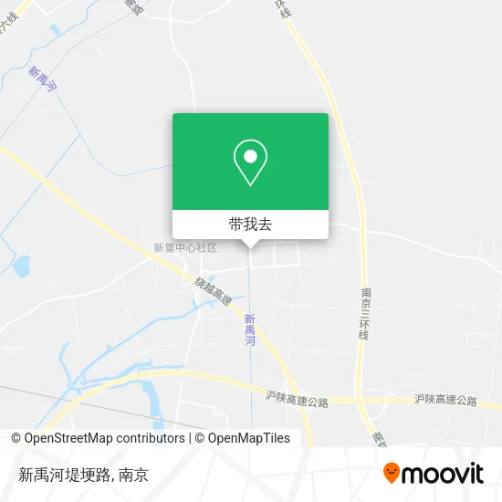 新禹河堤埂路地图
