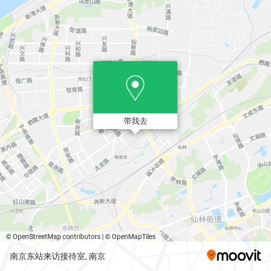 南京东站来访接待室地图