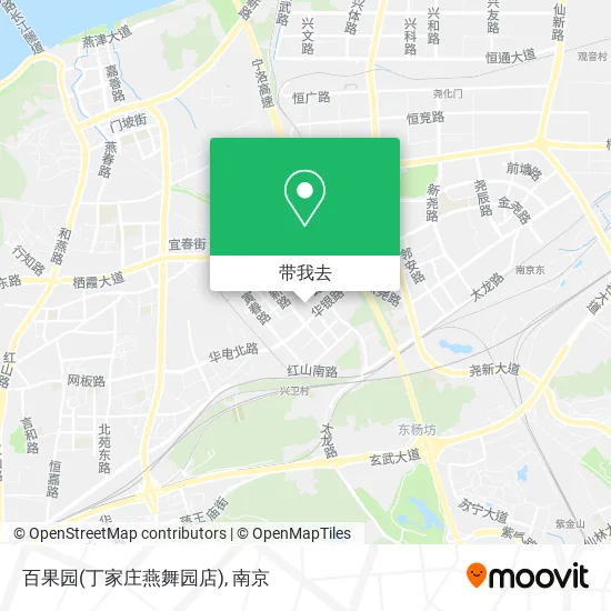 百果园(丁家庄燕舞园店)地图