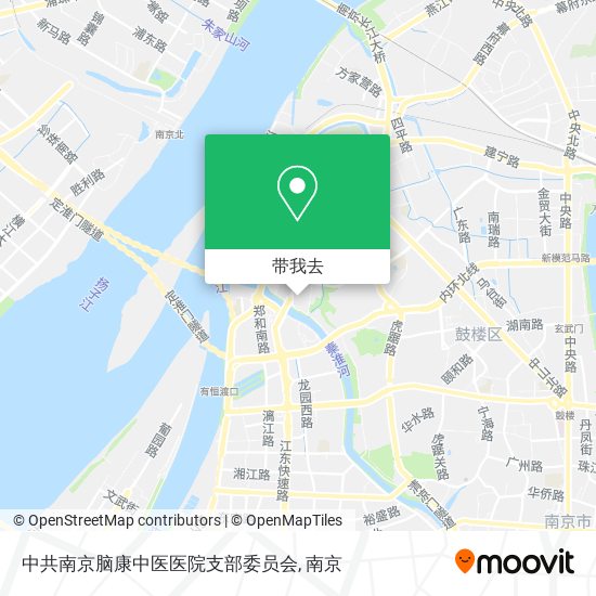 中共南京脑康中医医院支部委员会地图