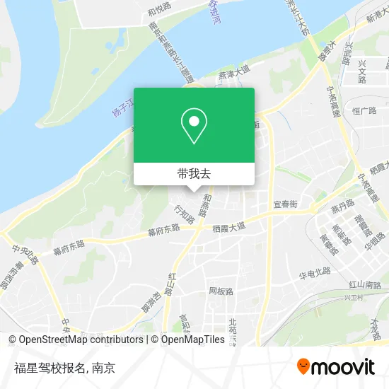 福星驾校报名地图