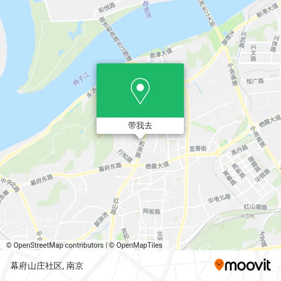 幕府山庄社区地图