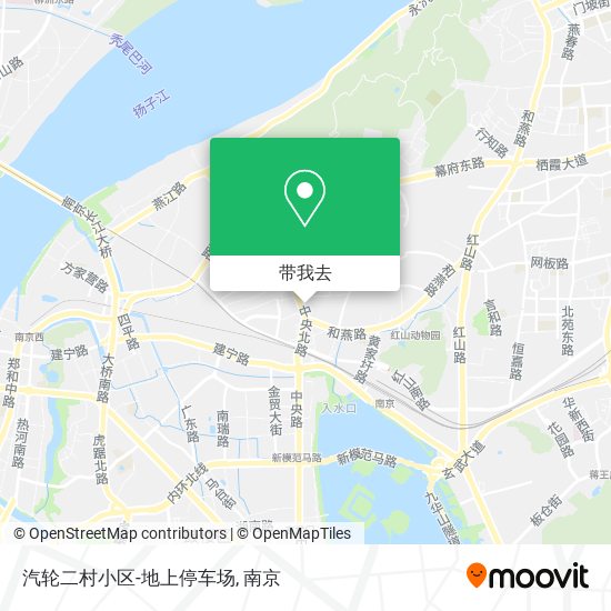 汽轮二村小区-地上停车场地图