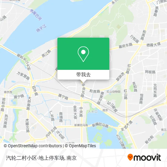 汽轮二村小区-地上停车场地图
