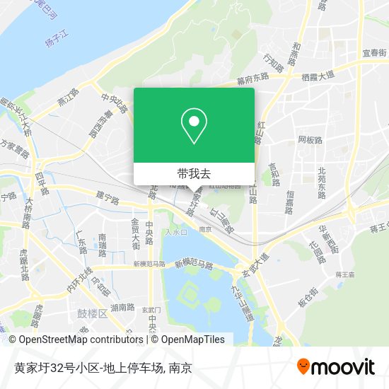 黄家圩32号小区-地上停车场地图