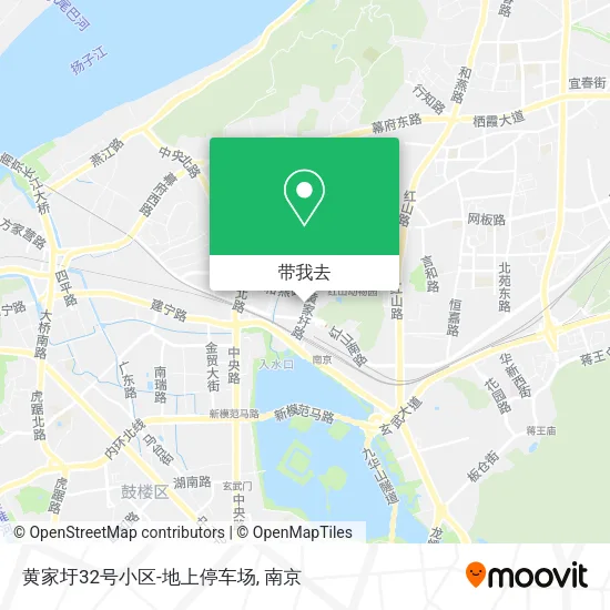 黄家圩32号小区-地上停车场地图