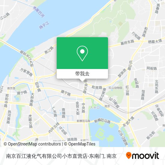 南京百江液化气有限公司小市直营店-东南门地图