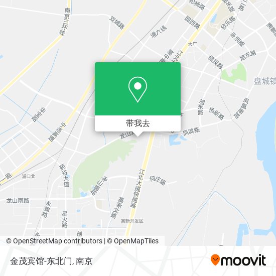 金茂宾馆-东北门地图