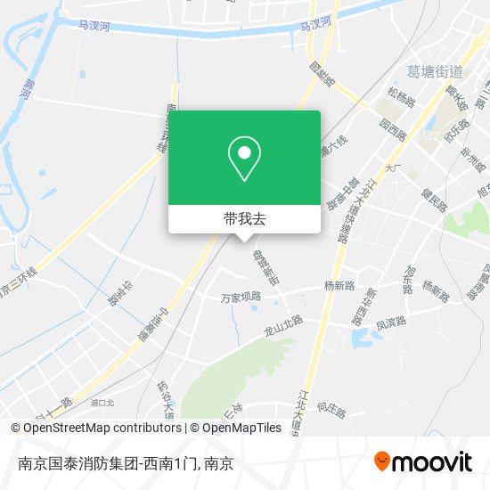 南京国泰消防集团-西南1门地图