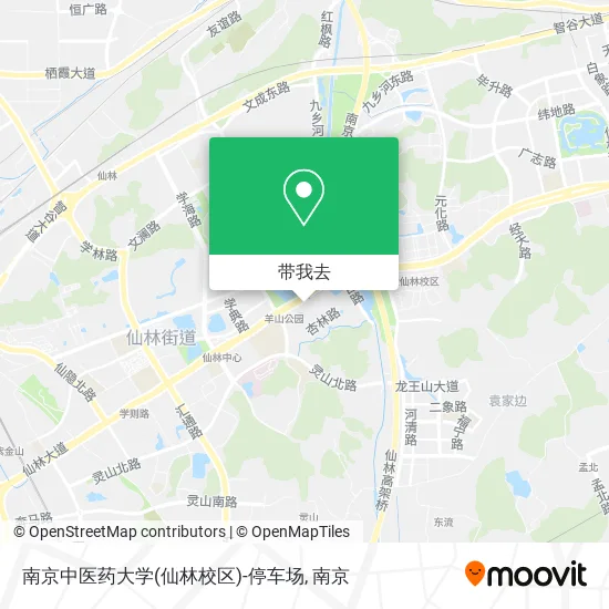 南京中医药大学(仙林校区)-停车场地图