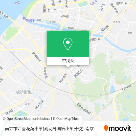 南京市西善花苑小学(雨花外国语小学分校)地图