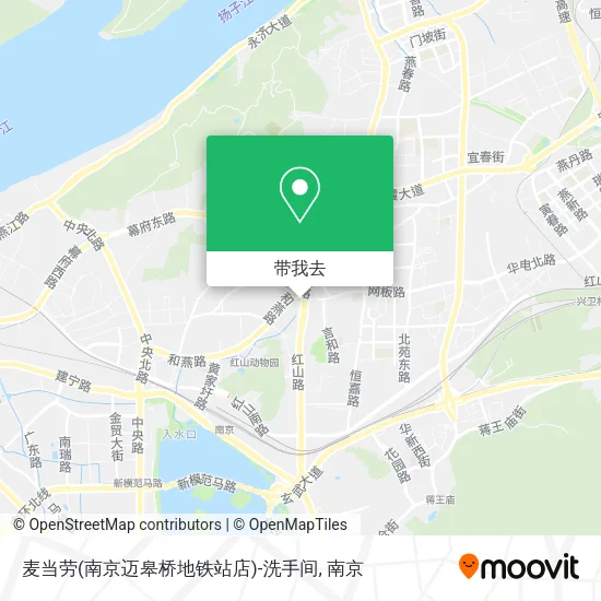 麦当劳(南京迈皋桥地铁站店)-洗手间地图