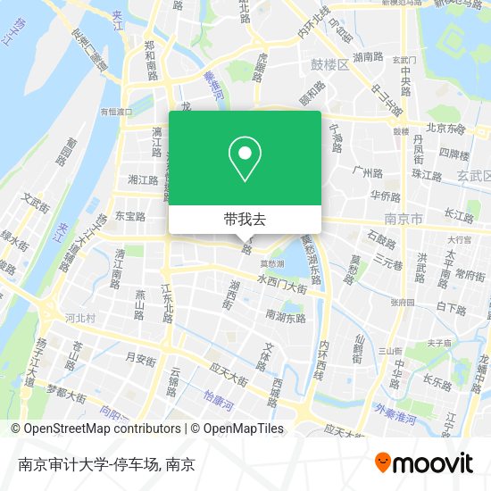 南京审计大学-停车场地图