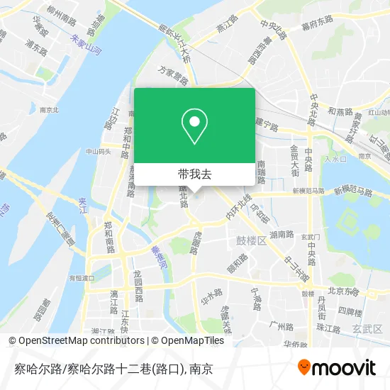 察哈尔路/察哈尔路十二巷(路口)地图