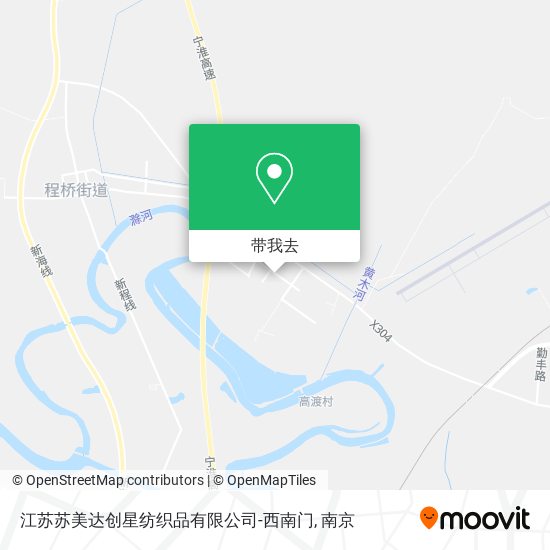 江苏苏美达创星纺织品有限公司-西南门地图