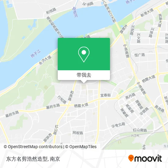 东方名剪浩然造型地图