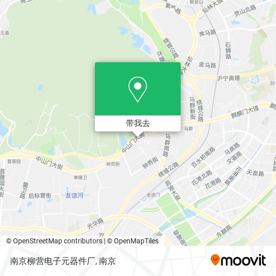 南京柳营电子元器件厂地图