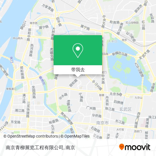 南京青柳展览工程有限公司地图