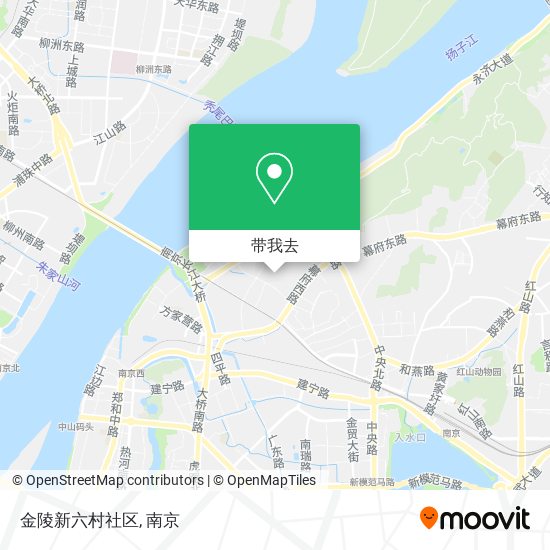 金陵新六村社区地图
