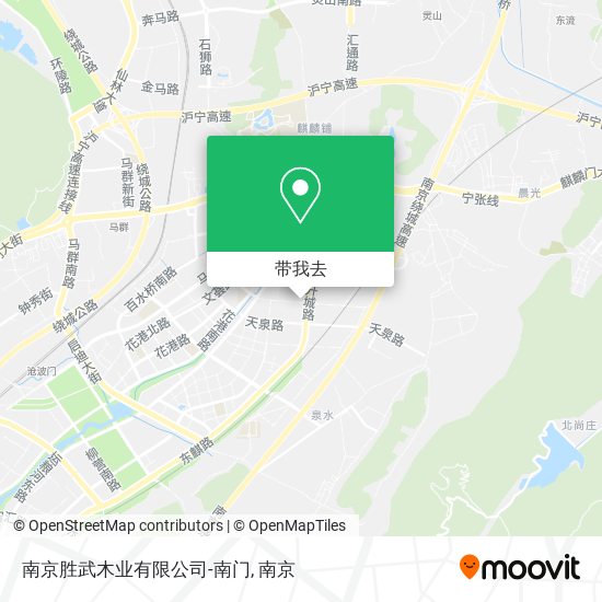 南京胜武木业有限公司-南门地图