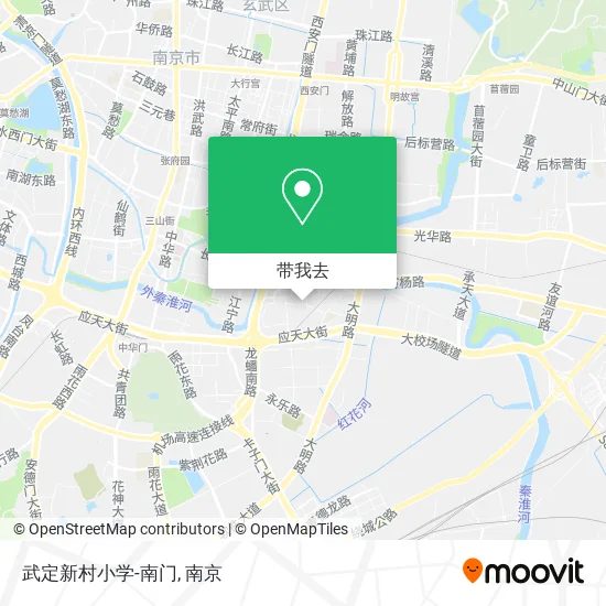 武定新村小学-南门地图