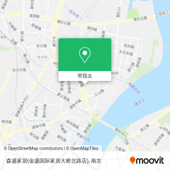 森盛家居(金盛国际家居大桥北路店)地图