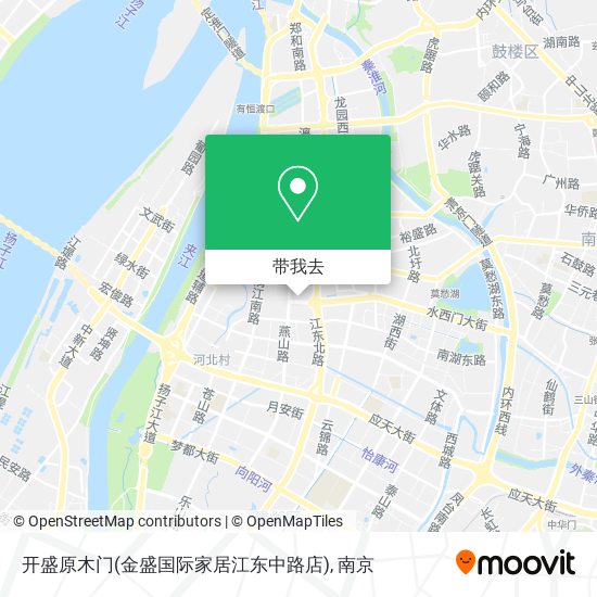 开盛原木门(金盛国际家居江东中路店)地图