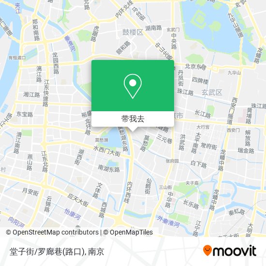 堂子街/罗廊巷(路口)地图