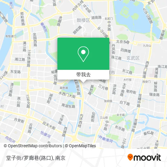 堂子街/罗廊巷(路口)地图