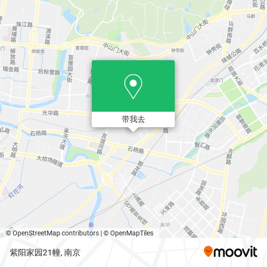 紫阳家园21幢地图