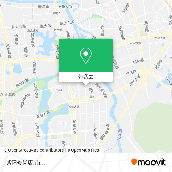 紫阳修脚店地图