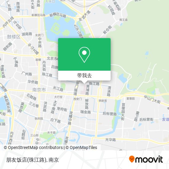 朋友饭店(珠江路)地图