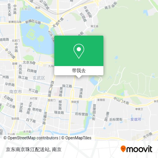 京东南京珠江配送站地图