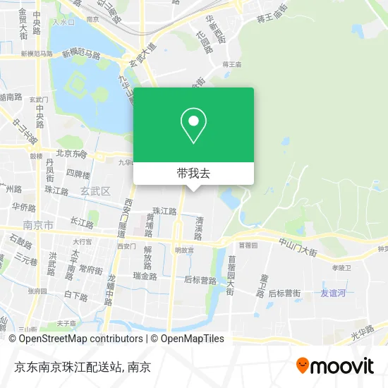 京东南京珠江配送站地图