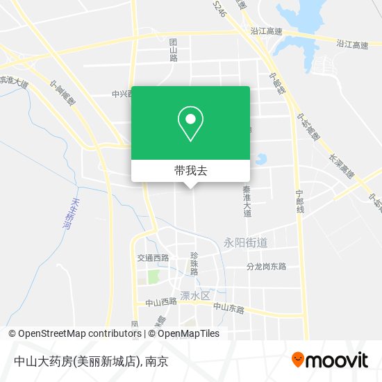 中山大药房(美丽新城店)地图