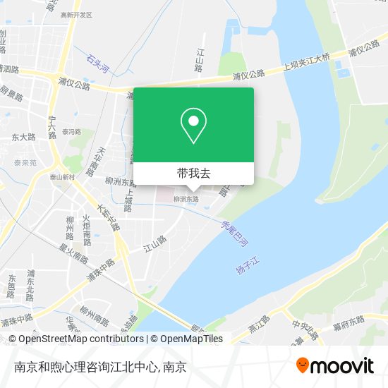 南京和煦心理咨询江北中心地图