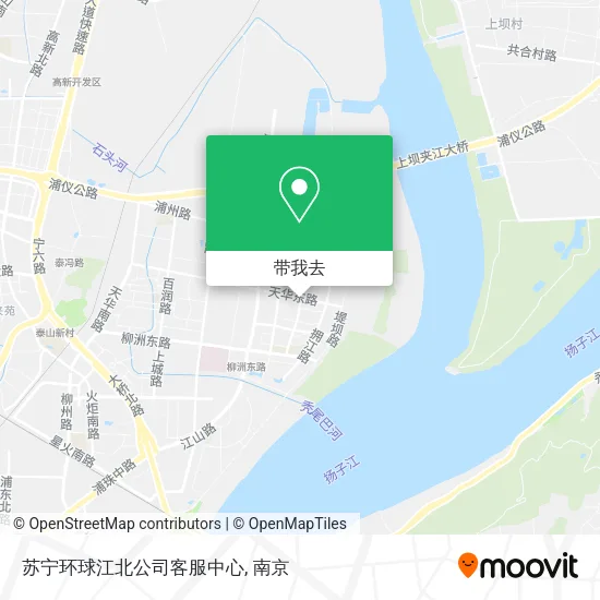 苏宁环球江北公司客服中心地图