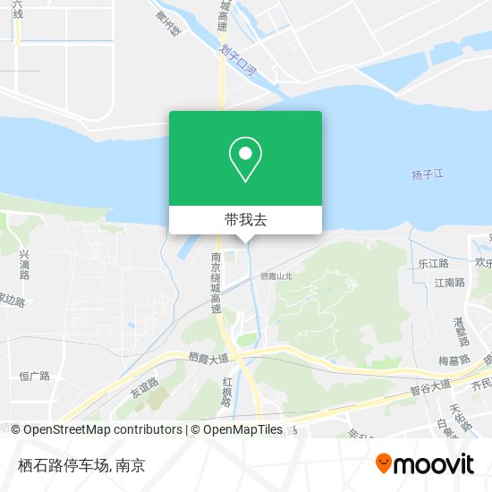 栖石路停车场地图