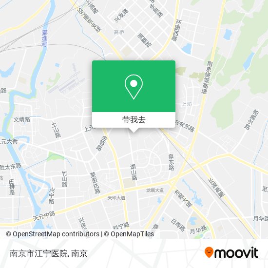 南京市江宁医院地图