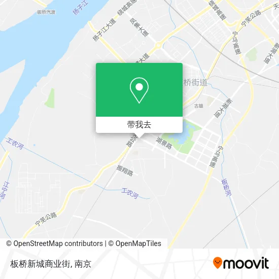 板桥新城商业街地图