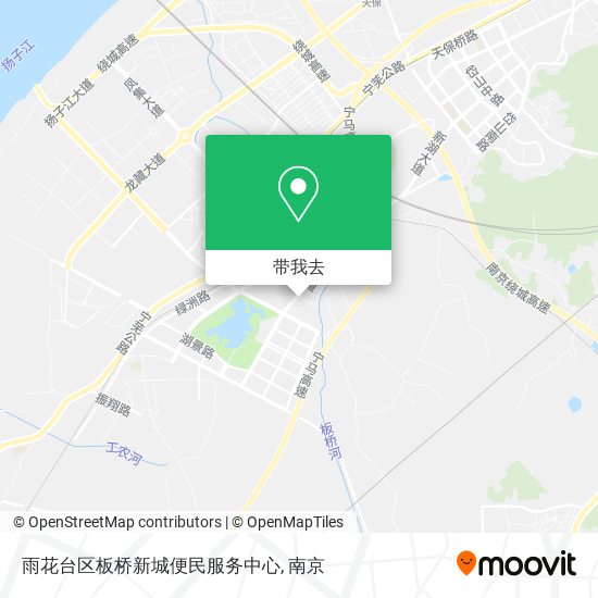 雨花台区板桥新城便民服务中心地图