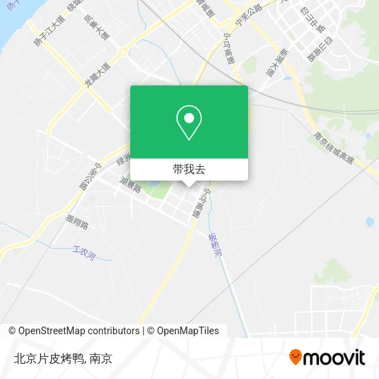北京片皮烤鸭地图