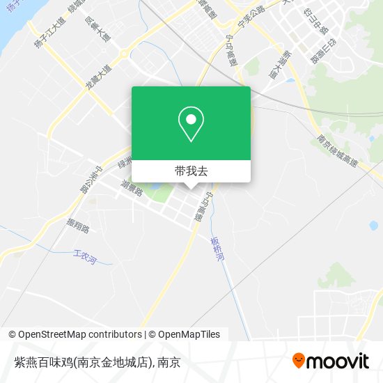 紫燕百味鸡(南京金地城店)地图