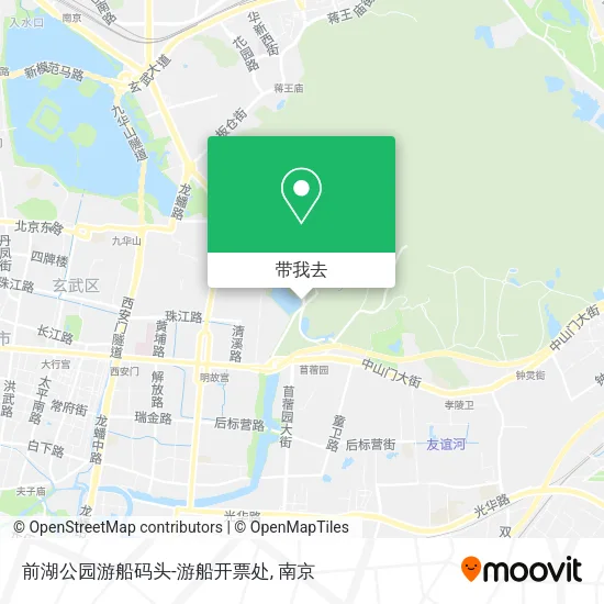 前湖公园游船码头-游船开票处地图