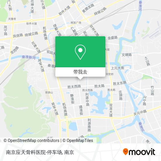 南京应天骨科医院-停车场地图