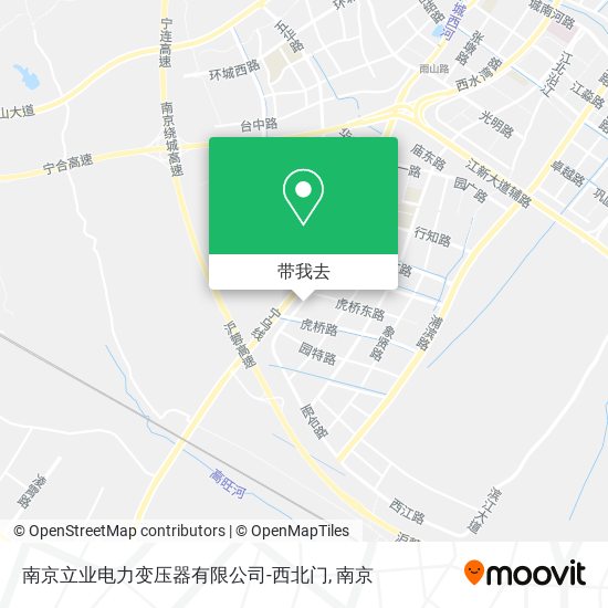 南京立业电力变压器有限公司-西北门地图