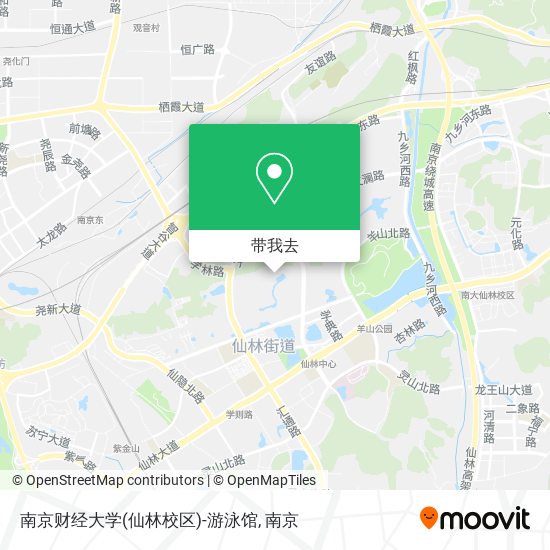 南京财经大学(仙林校区)-游泳馆地图