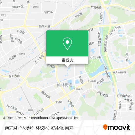 南京财经大学(仙林校区)-游泳馆地图